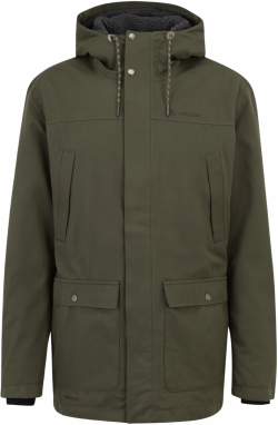 VAUDE Outdoorová bunda 'Manukau II'  zelená / čierna