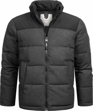 Ragwear Zimná bunda 'Waldess'  tmavosivá / čierna