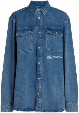 KARL LAGERFELD JEANS Košeľa  modrá