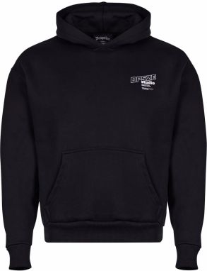 Dropsize Mikina 'Hustle'  čierna / biela