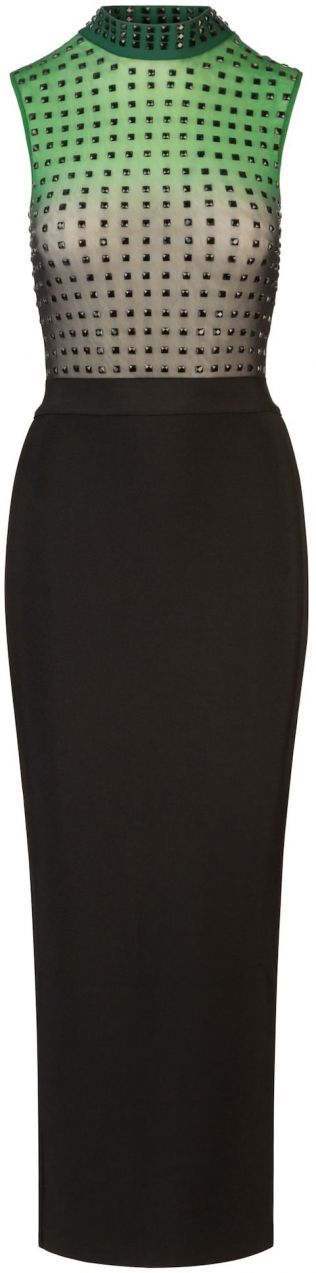 Kraimod Šaty  béžová / zelená / čierna