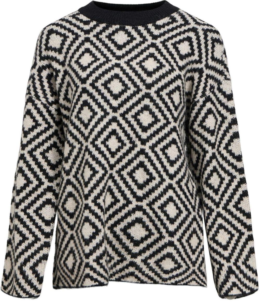 OBJECT Sveter 'OBJDiana'  svetlobéžová / čierna