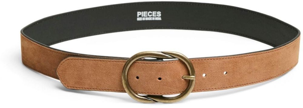 PIECES Opasky 'PCLAURA'  svetlohnedá / čierna