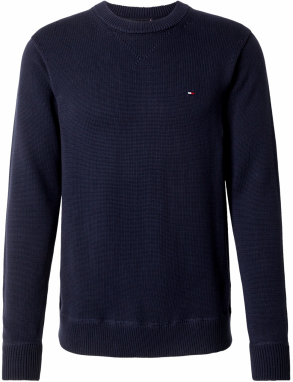 TOMMY HILFIGER Sveter  tmavomodrá