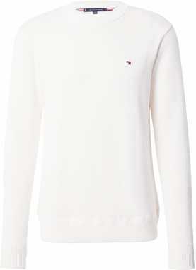 TOMMY HILFIGER Sveter  slonová kosť