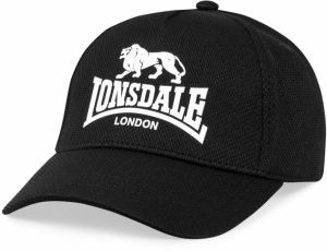 LONSDALE Čiapka 'BECKBURY'  čierna / biela
