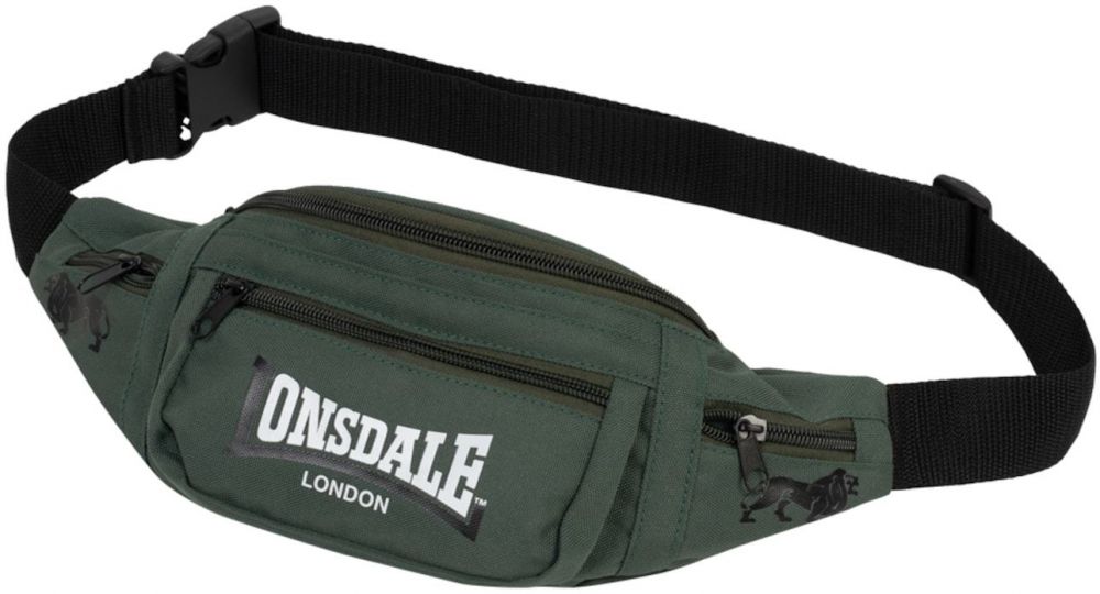 LONSDALE Ľadvinka 'HIP'  tmavozelená / čierna / biela