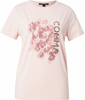 COMMA Tričko  ružová / rosé / staroružová