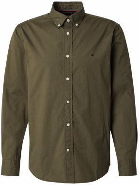 TOMMY HILFIGER Košeľa  olivová