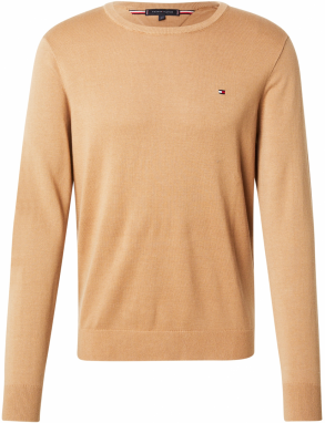 TOMMY HILFIGER Sveter 'Essential'  svetlohnedá