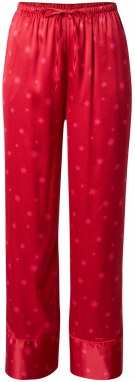 Hunkemöller Pyžamové nohavice  ružová / červená