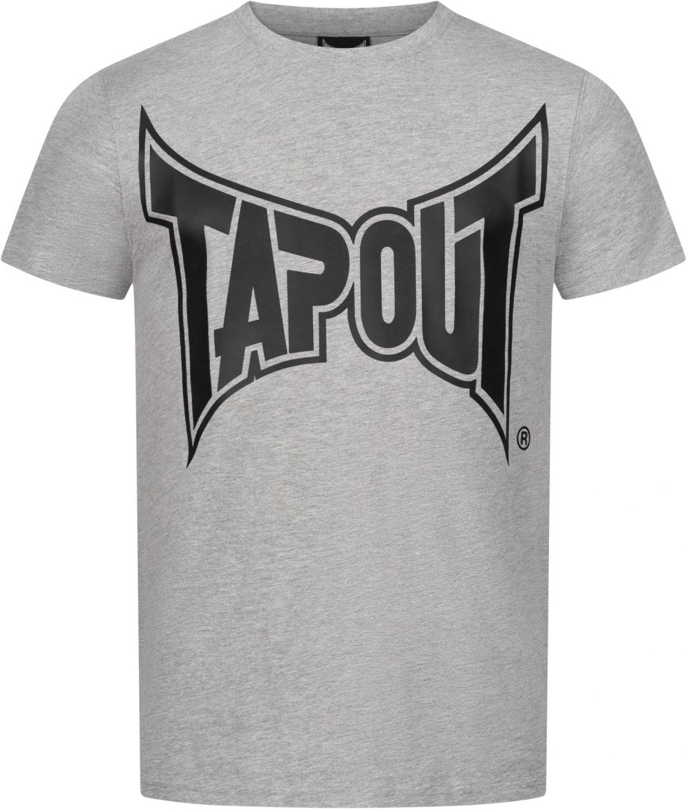 Tapout Tričko  sivá / čierna