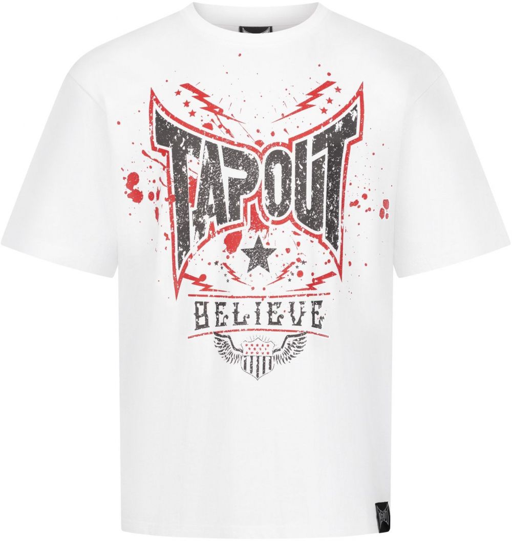 Tapout Tričko 'DOYLEN '  červená / čierna / biela