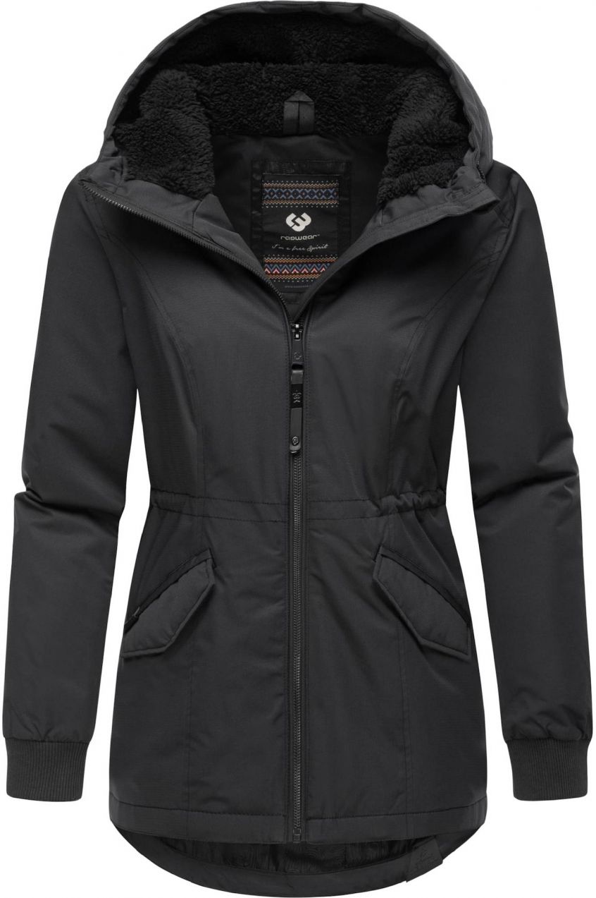 Ragwear Funkčná bunda 'Dowey Warm Rain'  čierna