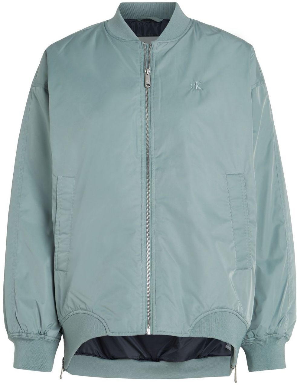 Calvin Klein Jeans Prechodná bunda  modrosivá