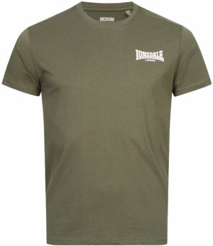 LONSDALE Tričko 'ELMDON'  kaki / biela