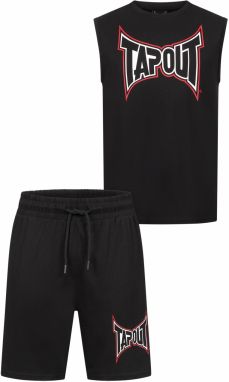 Tapout Tréningový komplet 'DORRISA'  hrdzavo červená / čierna / biela
