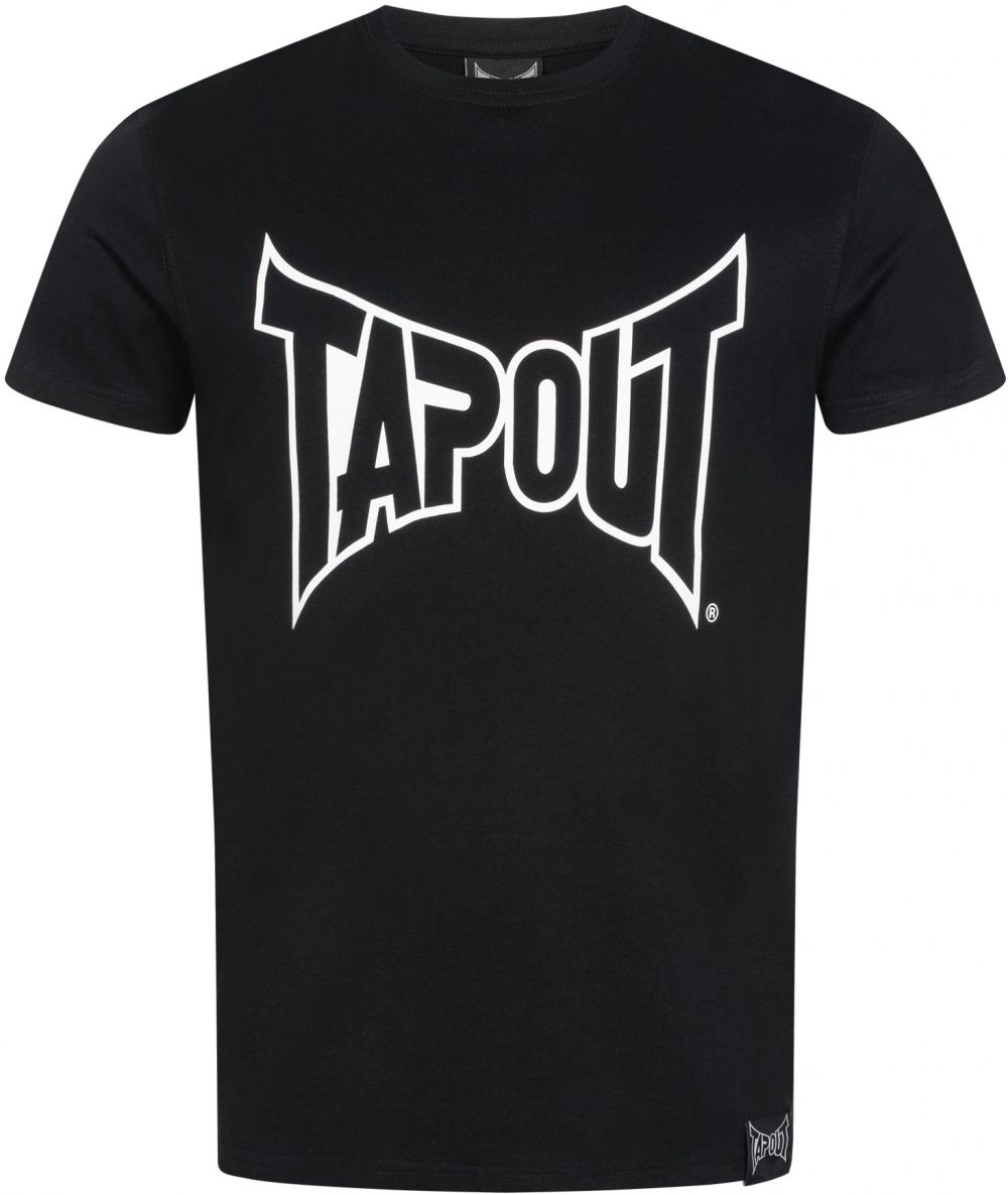 Tapout Tričko  čierna / biela