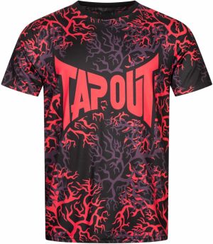 Tapout Funkčné tričko 'ROOTSTOCK'  antracitová / svetločervená