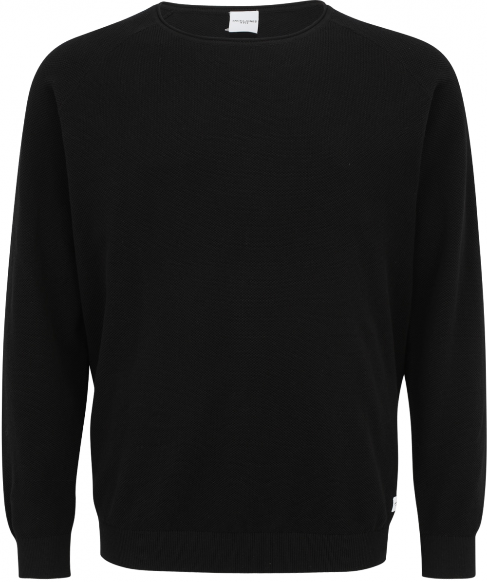 Jack & Jones Plus Sveter 'JJEHILL'  čierna