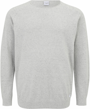 Jack & Jones Plus Sveter 'JJEHILL'  sivá