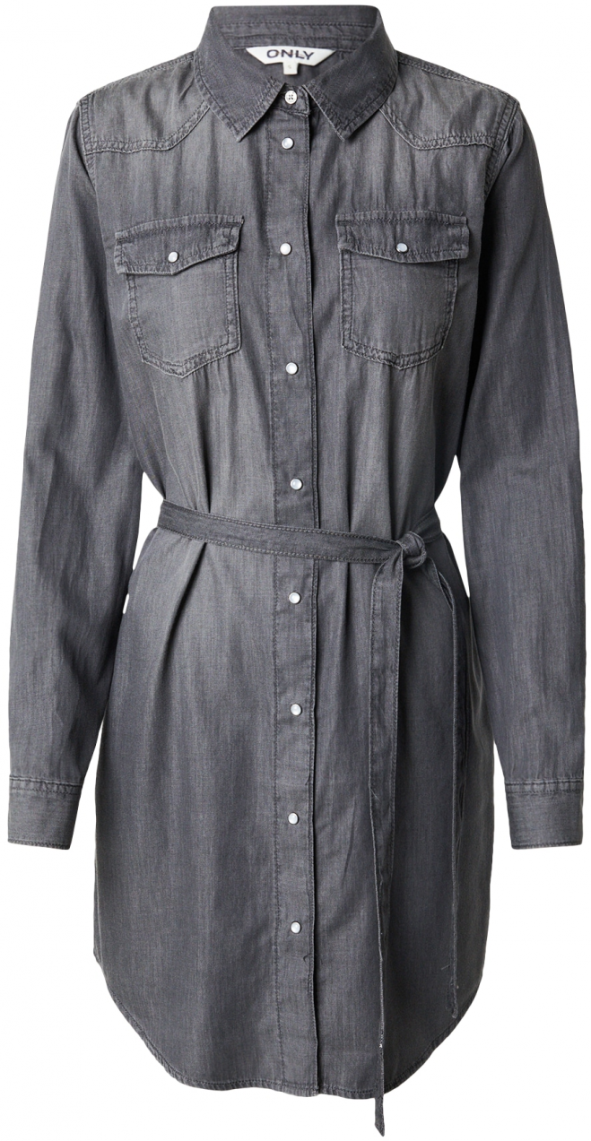 ONLY Košeľové šaty 'ONLAlexa'  sivý denim