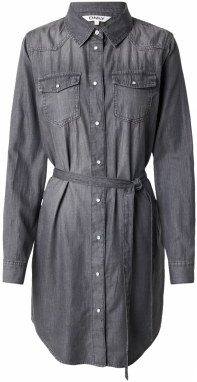 ONLY Košeľové šaty 'ONLAlexa'  sivý denim