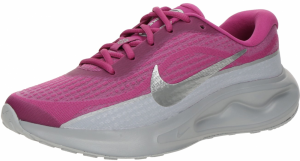 NIKE Bežecká obuv 'Journey Run PRM'  sivá / fuksia / strieborná
