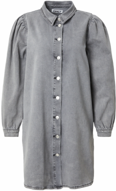 ONLY Košeľové šaty 'ONLAlma'  sivý denim