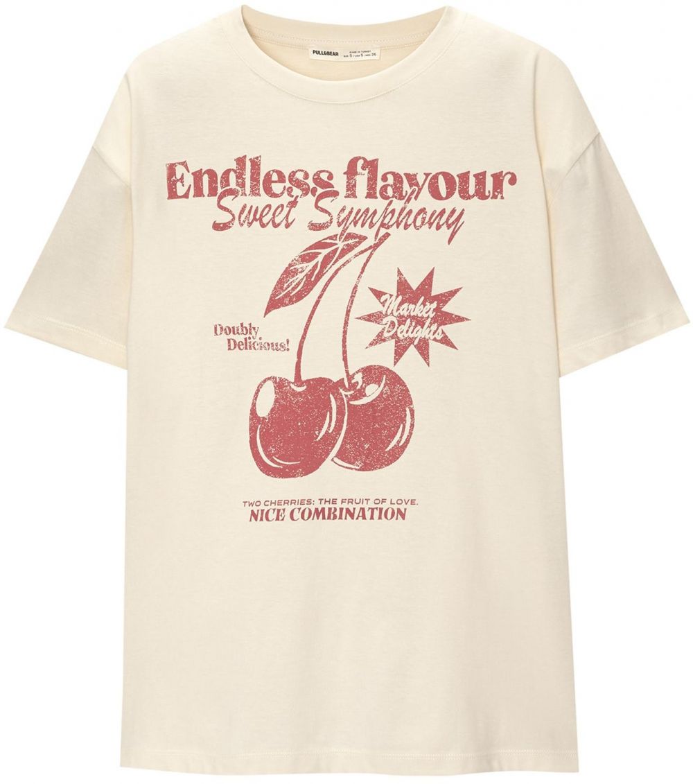 Pull&Bear Tričko  grafitová / čierna