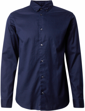Jack & Jones Premium Košeľa 'JPRBLALEWIS'  tmavomodrá