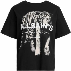 AllSaints Tričko 'KIT BRIAR'  béžová / čierna / šedobiela