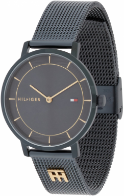 TOMMY HILFIGER Analógové hodinky 'Tea'  dymovo modrá / tmavosivá