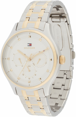 TOMMY HILFIGER Analógové hodinky 'Gianna'  zlatá / strieborná