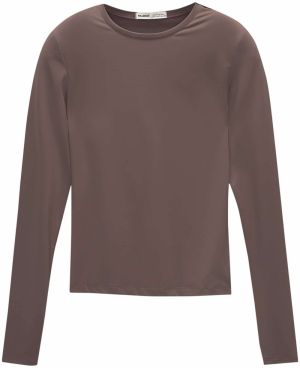 Pull&Bear Tričko  baklažánová