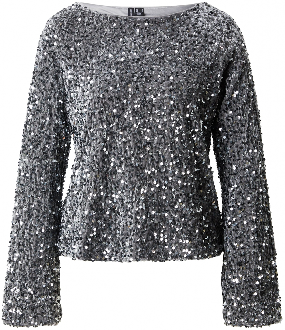 VERO MODA Tričko 'VMBella'  sivá