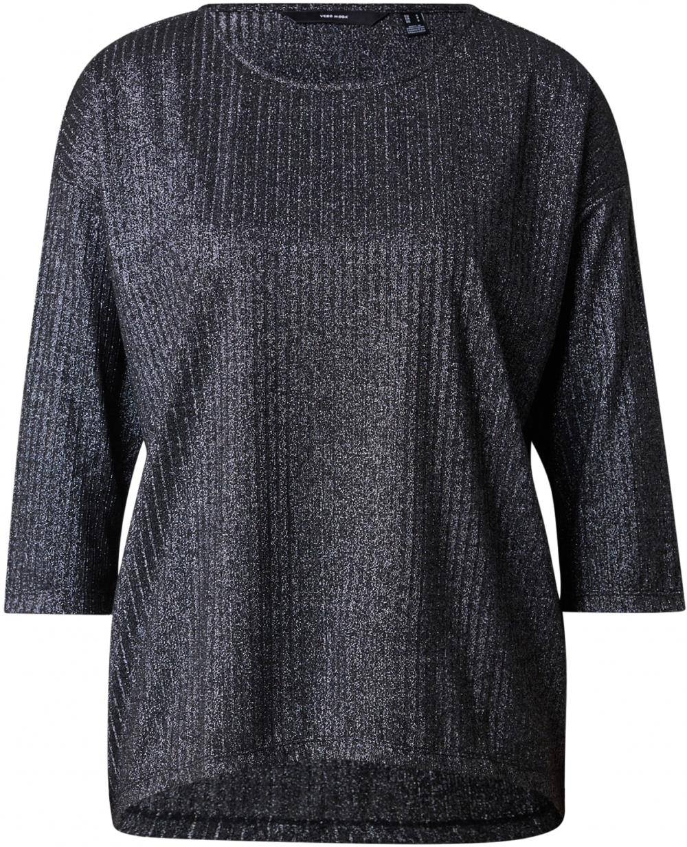 VERO MODA Tričko 'VMCora'  čierna melírovaná