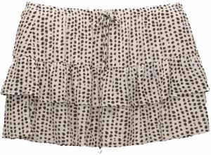 Pull&Bear Sukňa  sivobéžová / čierna