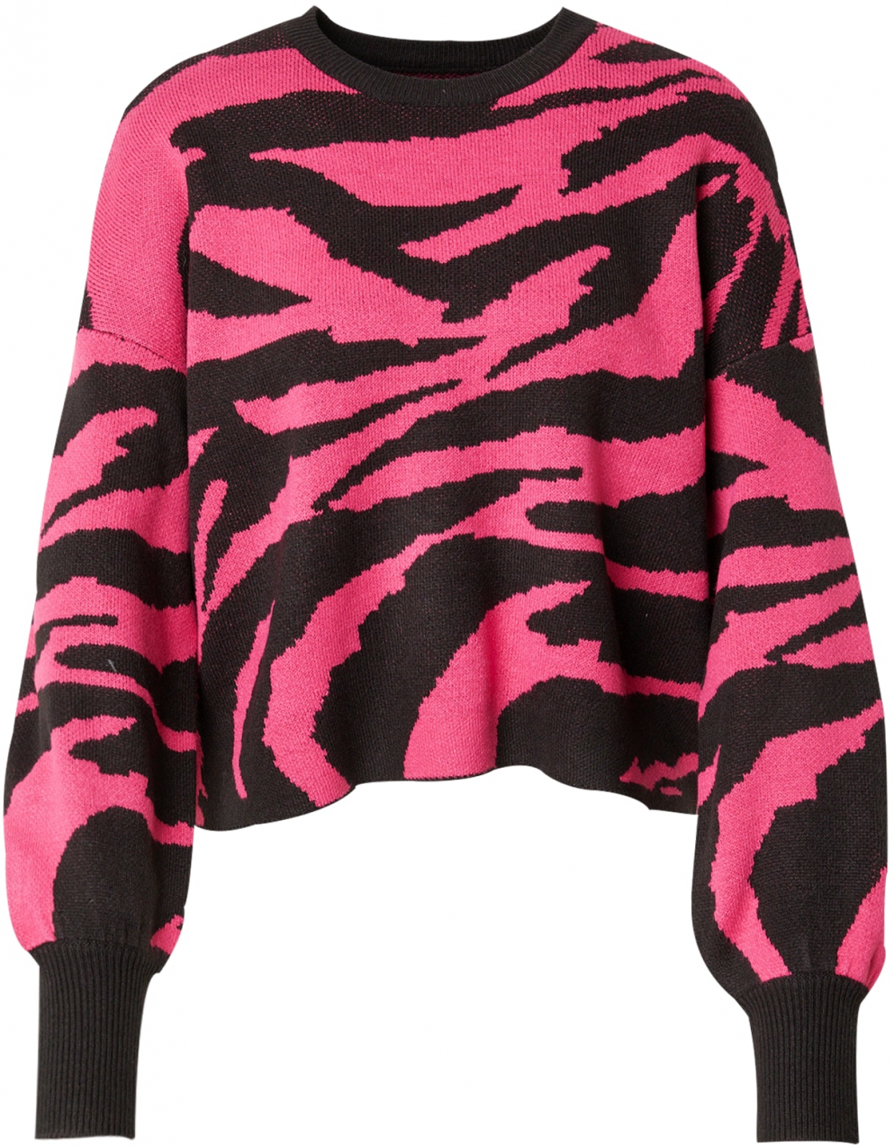 ONLY Sveter  ružová / čierna