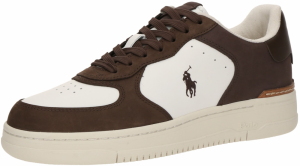 Polo Ralph Lauren Nízke tenisky 'MASTERS CRT'  čokoládová / biela