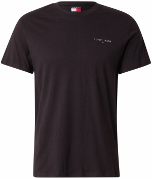 Tommy Jeans Tričko  červená / čierna / biela