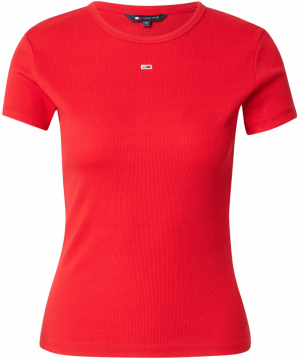 Tommy Jeans Tričko 'ESSENTIAL'  námornícka modrá / červená / biela