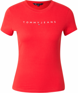 Tommy Jeans Curve Tričko  námornícka modrá / červená / biela