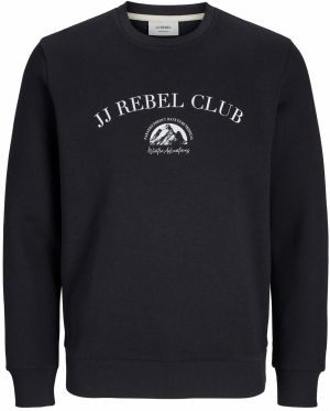 JJ Rebel Mikina 'JREBANDREW'  čierna / biela