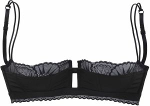 PETITE FLEUR Podprsenka 'Push-up bra'  čierna