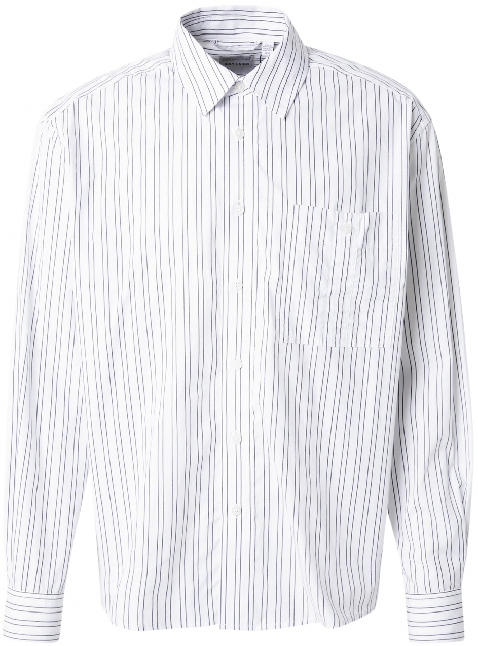 Only & Sons Košeľa 'ONSWalter'  námornícka modrá / biela