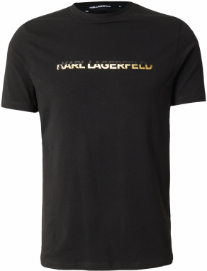 Karl Lagerfeld Tričko  zlatá / čierna