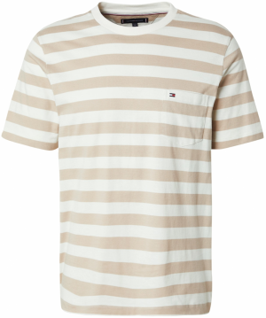 TOMMY HILFIGER Tričko 'ESSENTIAL'  béžová / svetlobéžová
