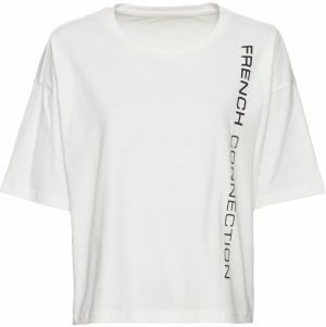 French Connection LM Tričko  čierna / biela