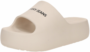 Tommy Jeans Šľapky 'ESS'  krémová / čierna